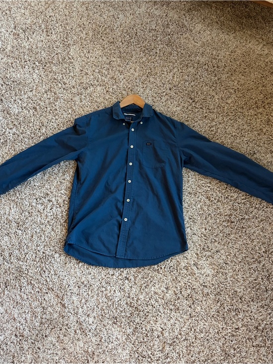 RVCA Other - RVCA Men’s Dark Blue Long-Sleeve medium Button-Down Shirt